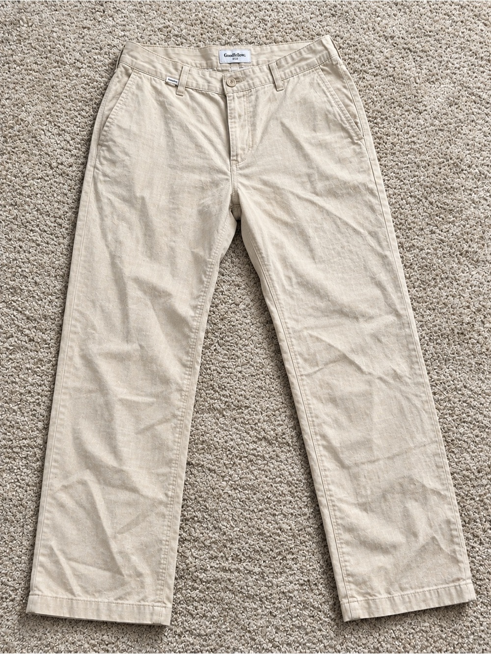 Goodfellow & Co Beige/Tan Men's Slim Straight Chinos